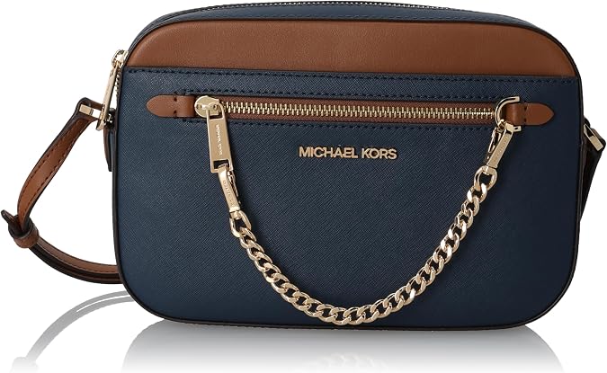 Michael Kors Shoulder Bag 35F3GTTC9L Jet Set Item LG EW Zp Chain Xbdy Navy