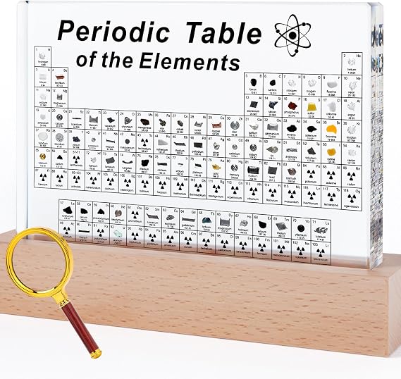 Mukarisk Periodic Table with Real Elements Inside