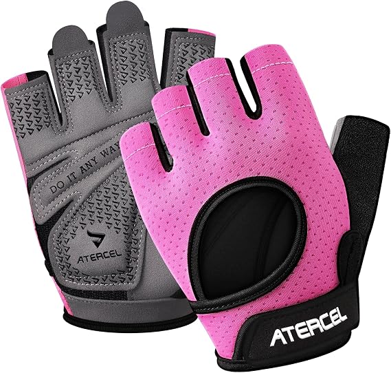 ATERCEL Gym Gloves for Women, Workout Gloves for Gym Weightlifting Exercise