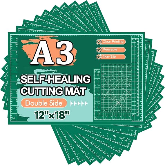 10 Pcs Self Healing Cutting Mat Bulk, 1218 Inch Cutting Mats for Crafts
