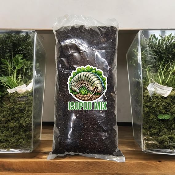 Premium Isopod Substrate Mix | Bioactive | Limestone Calcium Infused | 4 Quart