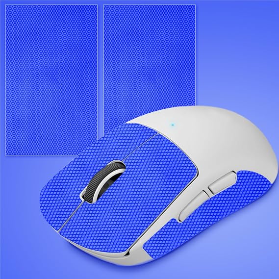 TALONGAMES DIY Version Anti Slip Grip Tape for Gaming Mouse,Sweat Resistant,Easy to Apply,Professional Mice Upgrade Kit (Blue)