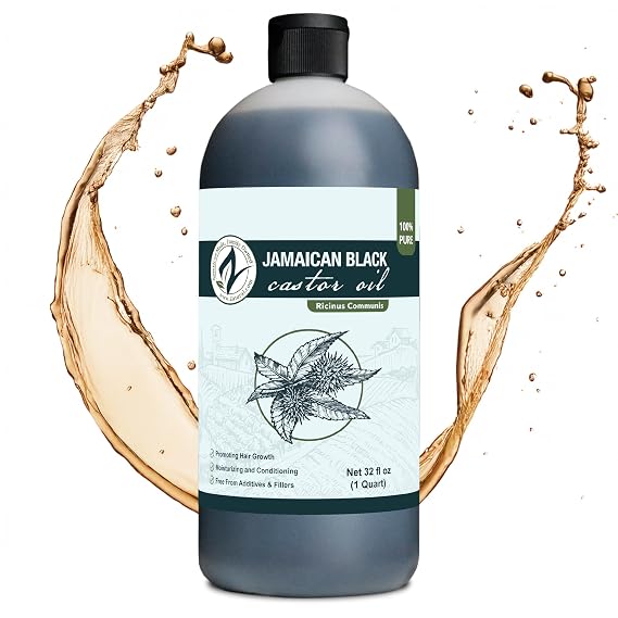 Black Castor Oil_100% Pure Tropic Jamaican Black Castor Oil (32 Ounce)