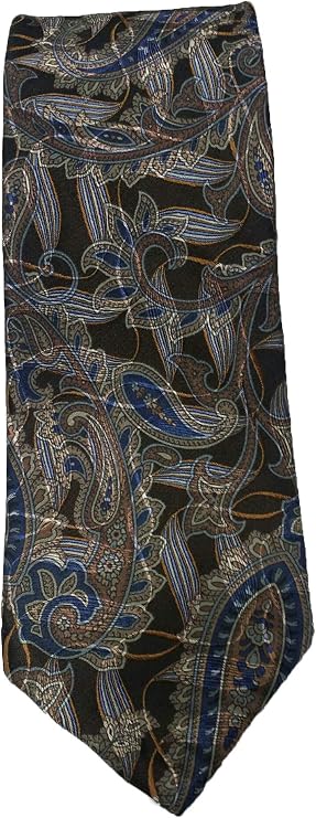 Brown Paisley Executive Seven Fold Tie