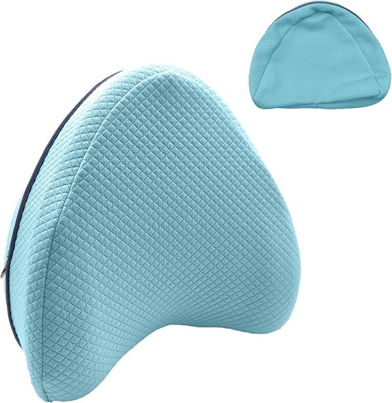 xcivi Pillowcase for Contour Memory Foam Side Sleeper Support Pillow, Pillowcase for Knee Pillow, Pillow Cases for Side Sleeper Pillow, Pillow Cover (Blue)