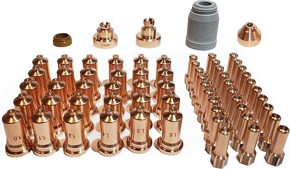 Pt100 Drag And Gouging Tip Consumable Set 65pcs For Ipt100 Plasma Cut Torch