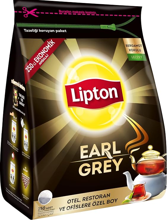Lipton Earl Grey 250'li Demlik Poşet Çay