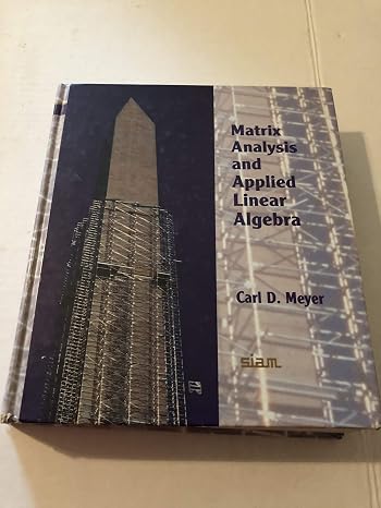 Matrix analysis and applied linear algebra