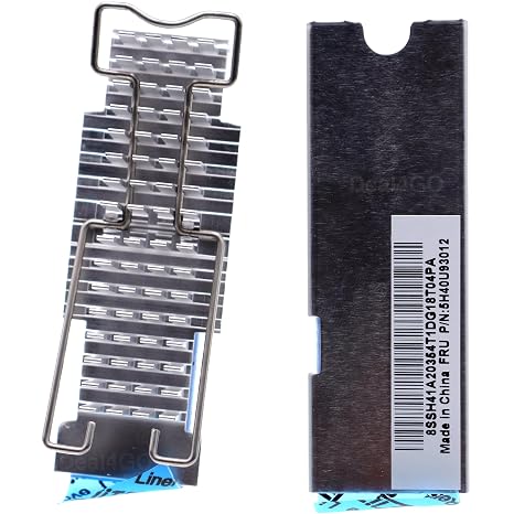 Deal4GO Two-Sided M.2 SSD 2280 Kit Heatsink Thermal Pad w/Stopper 4XF1C39743 Replacement for Lenovo ThinkCentre M90t M70s M90s P340