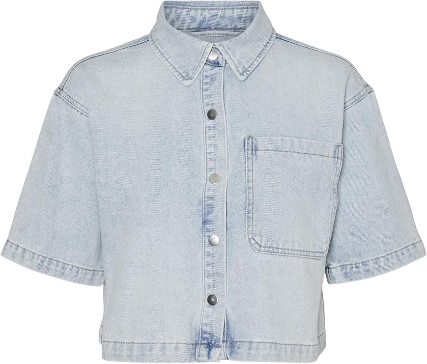VERO MODA VMLILIA 2/4 LOOSE DENIM SHIRT GU3207 Denim Gömlek Kadın