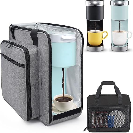 Anitor Carrying Coffee Maker Travel Bag Fit for Keurig K-Mini/Plus/Express