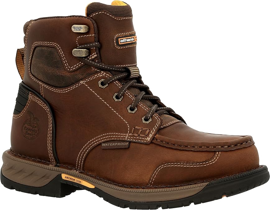 Georgia Boot unisex-adult Georgia Boot Athens 360 Waterproof Steel Toe Work Boot