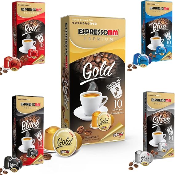 Espressomm® Premium Mixed Aluminum Capsule Coffee (10 Pieces) - Nespresso® Compatible*
