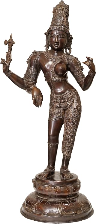 Ardhanarishvara (Shiva-Shakti) - Brass Statue