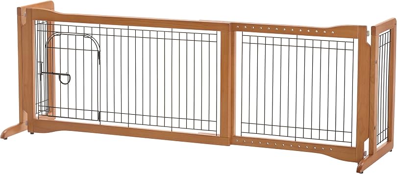 Richell Pet Sitter Freestanding Gate Plus, Pressure-mount dog gate.