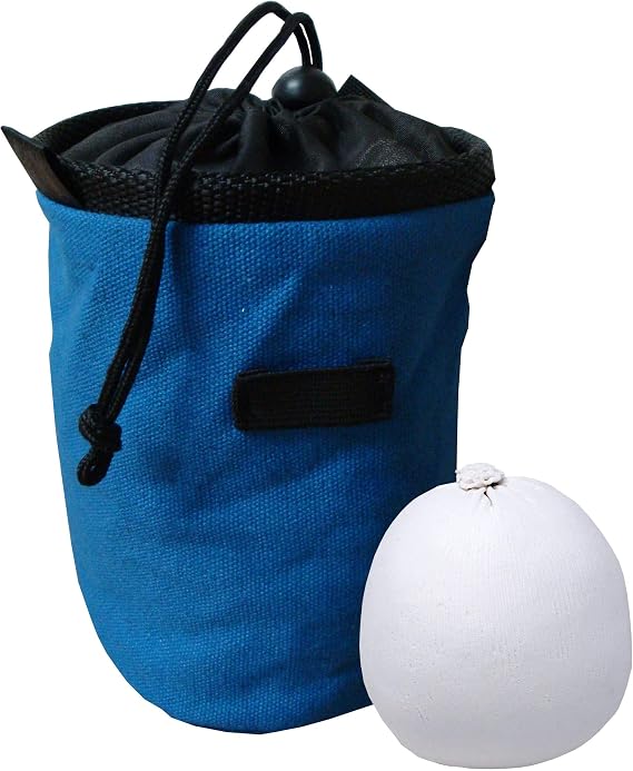 Z ATHLETIC Chalk & Bag Combo for Gymnastics, Climbing, and Weight Lifting (2oz, Multiple Colors)