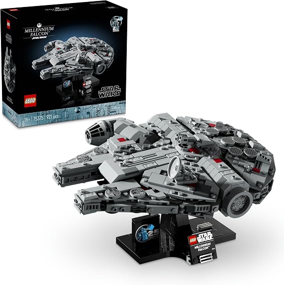 LEGO Star Wars Millennium Falcon 75375 | Yetişkinler için İnşa Edilebilen Koleksiyonluk Starship Model Yapım Seti, Doğum Günü Hediyesi (921 Parça)