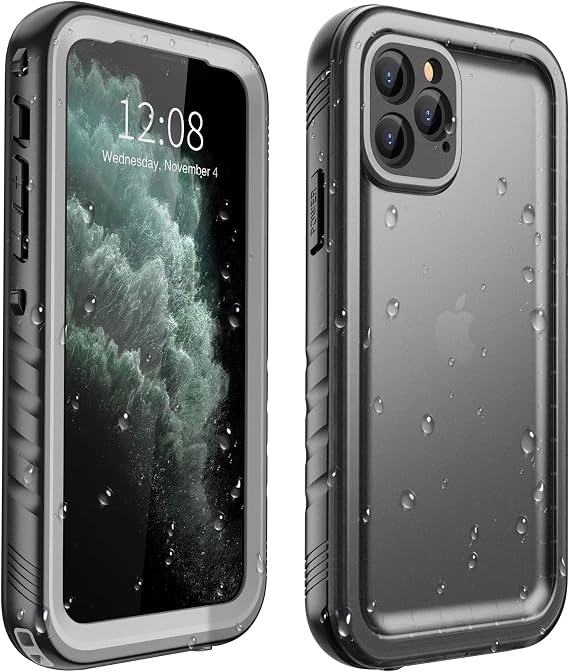 SPORTLINK for iPhone 11 Pro Waterproof Case, Full Body Underwater/Rugged/Heavy Duty Shockproof/Dustproof Case with Built-in Screen Protector for iPhone 11 Pro 5.8 Inch (Black)
