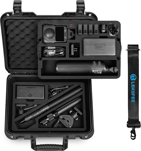 Lekufee Travel Waterproof Hard Case for DJI Osmo 360