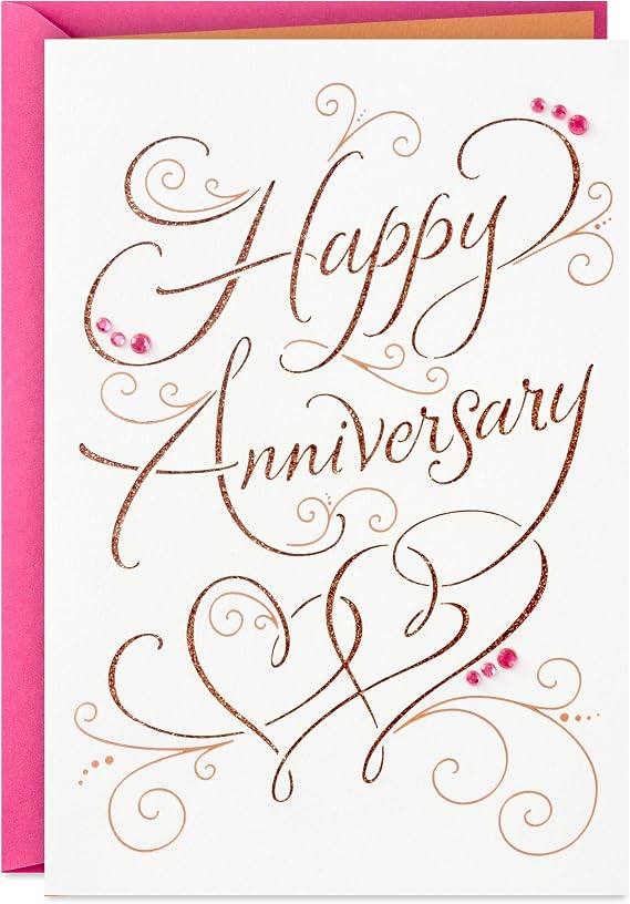 Hallmark Signature Anniversary Card for Couple (Especially Good)