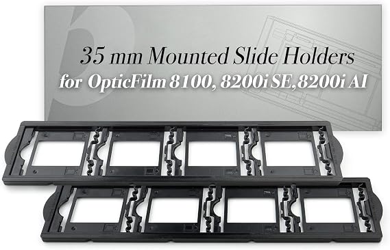 Plustek OpticFilm 7200~9000 Series use 35mm Mounted Slide Holders x 2