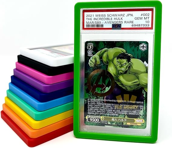 Classic Bumper Guard for PSA Graded Cards ONLY | Clean Minimal Design | Ultimate Edge Protector | Green Slab Shield [1 Pack]