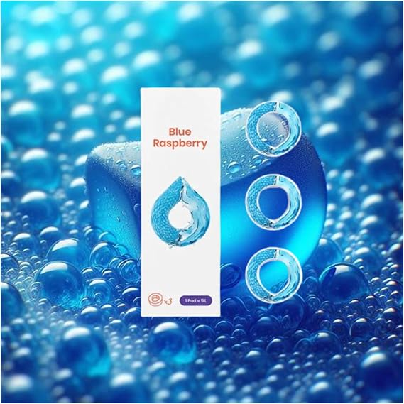 Generic Refreshing Blue Raspberry Air Water Flavour Pods | 3 Genuine Up Pods Per Pack | 0 Calories 0 Sugar | No Artificial Sweeteners
