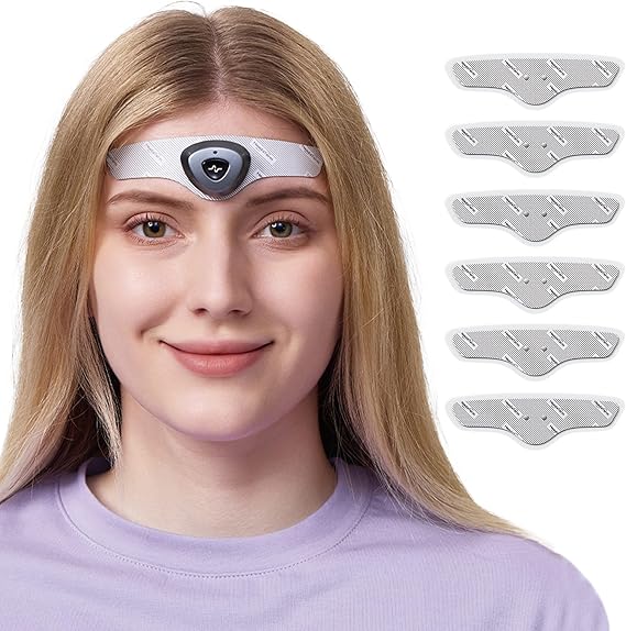 2 Migraine Relief Device e-TNS Technology Rechargeable Head Cap Treatment for migraine and Headache, Drug-Free, Clinically Proven, Fast-Acting, No Side Effects (1* HeadaTerm 2 +6*Electrodes)