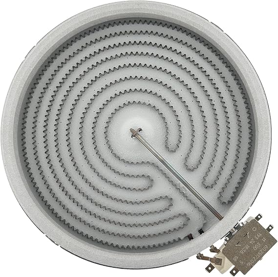 W11047722, WP8273992, W10248262, 10" Radiant Surface Heating Element 2500watt OEM Replacement Parts Compatible with Whirlpool, Kenmore, Maytag