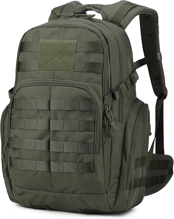 Mardingtop 40L Military Tactical Backpack Practical Rucksack for Men with Molle System Outdoor Hiking Backpack Army Backpack for Hiking, Traveling, Mountaining
