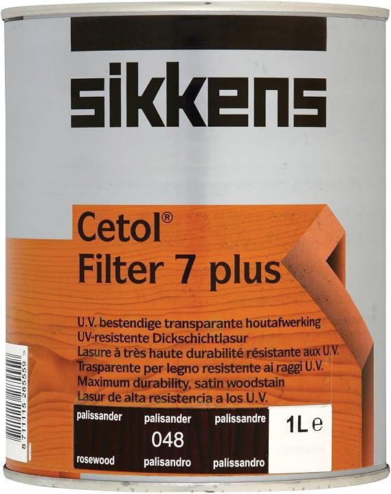 Sikkens - Cetol Filter 7 Plus Translucent Woodstain 1 Litre Rosewood