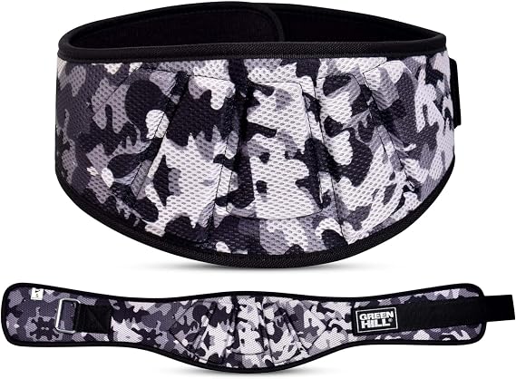 Green Hill Leather Weight Lifting Belt, 4" Gym Belt for Men & Women | Supports heavy squats, deadlifts and strength training with durable leather construction and a secure, comfortable fit.