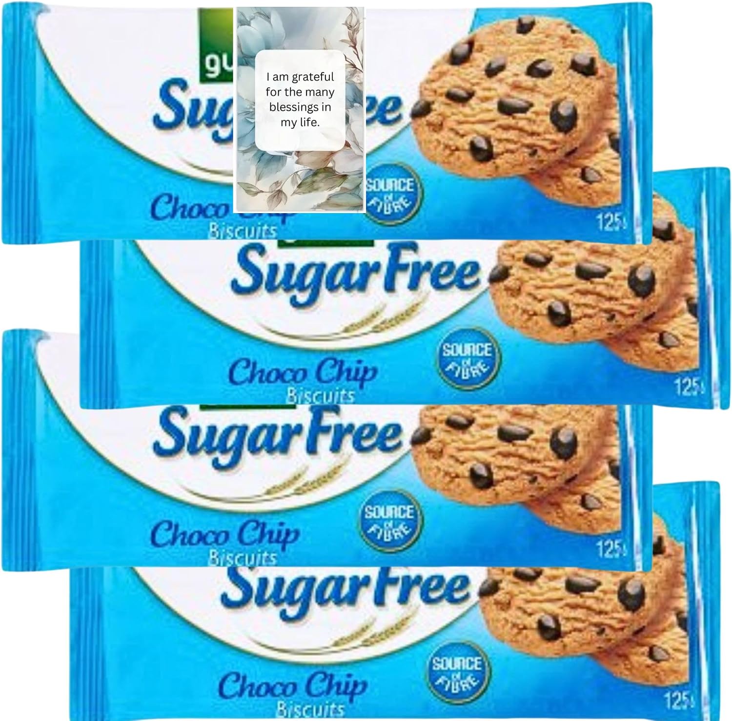 Sugar Free Digestive Biscuits Hamper Bundle, Diabetics Friendly, Cookie Biscuits Snack 4 Pack – By Oerich Gift