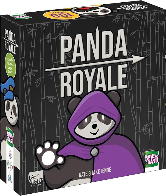 Game DAS! Panda Royale - Dice Game with Tactical Dice and Dice Swap Strategic Family Game with Panda Clans for 2-10 Players from 8 Years