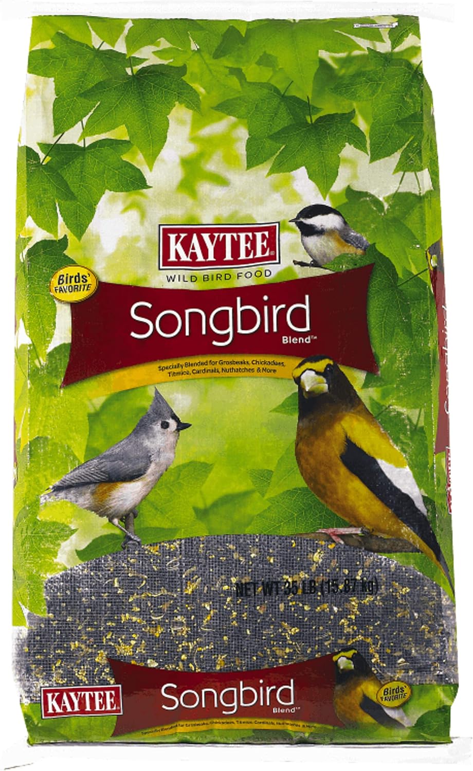 Kaytee Wild Bird Songbird Blend Food Seed, 35 Pounds