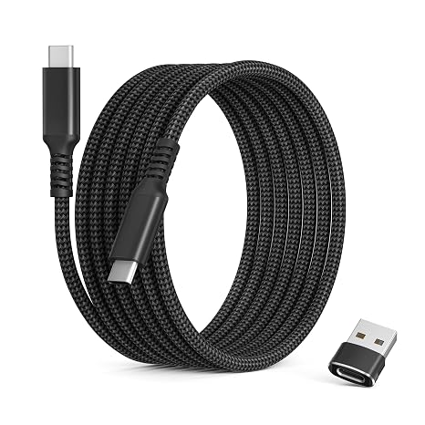 Basesailor USB C to USBC Cord 60W 6.6FT with USB Adapter for Samsung S26