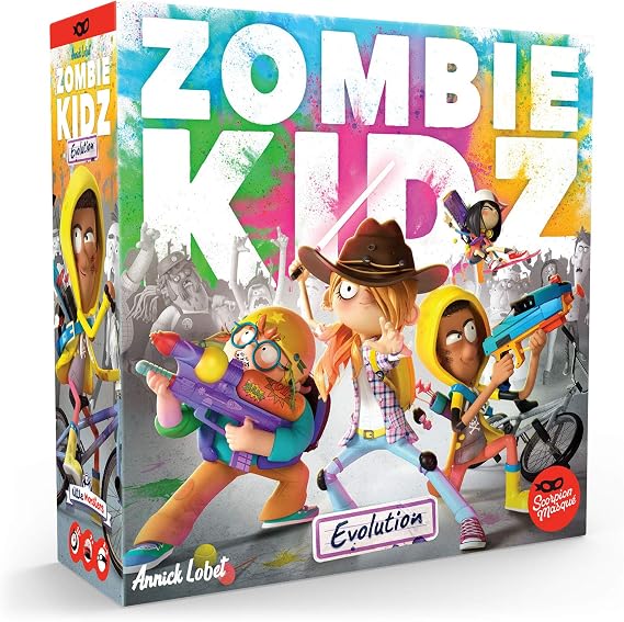 Zombie Kidz Evolution #1 Kids Game on BoardGameGeek Work Together to Fight Zombies Cooperative Game for Kids and Families That Grows Everytime You Play Ages 7+ 2-4 Players 15 Minutes