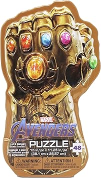 Marvel's Avengers: Infinity War Gauntlet Tin with Surprise Puzzle and Infinity Gem