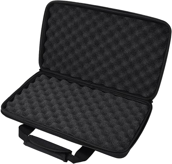 DJ Controller Case for DDJ FLX4 400 SB2 SB3, Built In Buffer Sponge, Double Zippers DJ Controller Storage Bag, Double Channel Controllers, Padded DJ Controller Storage Bag