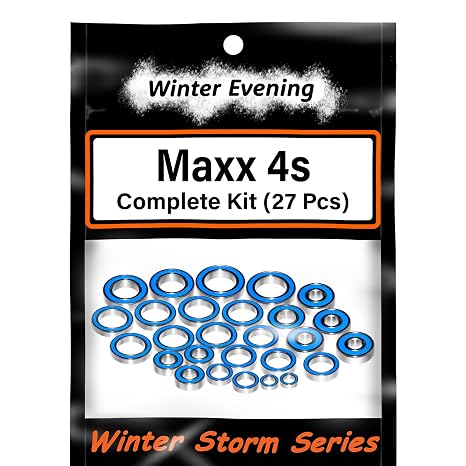 for Traxxas Maxx 4S (V1 and V2) 89086-4 - (27 Pcs Bearing Kit)
