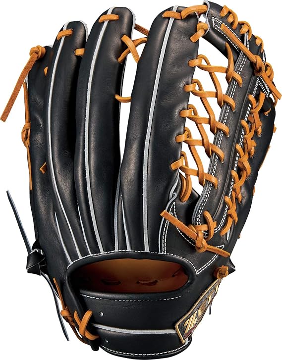 Zett BPROG07S Hard Baseball Glove Pro Status SE Series Outfielder Right / Left Throw, Size: 9, Made in Japan with Exclusive Grab Bag