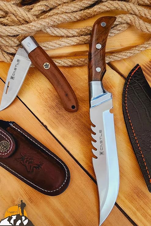 Ceviz Sap Outdoor Kamp Bıçağı Çakısı Piknik Bıçak Çakı Mutfak Şef Bıçağı Kılıflı (Kmp-01)