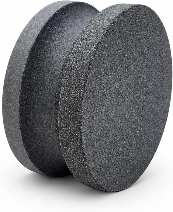 4" Dual Grit Axe/Hatchet Silicon Carbide Sharpener Multipurpose Sharpening Stone Grinding Wheel