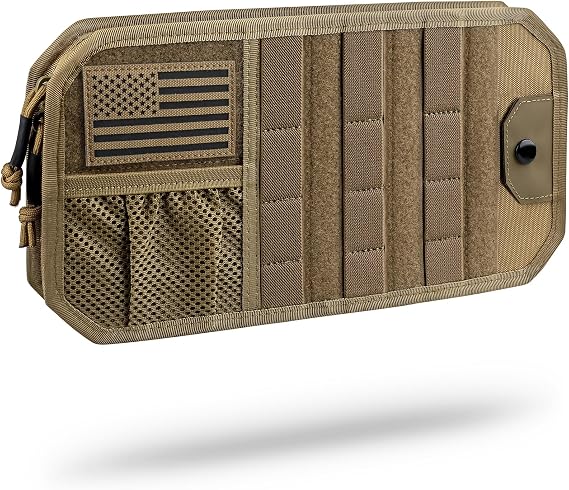WYNEX Molle Car Sun Visor Organizer, Fits Most Cars Trucks Pickups Patrols