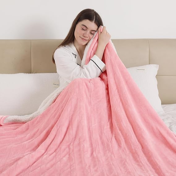 Heated Blanket Full Size, Electric Blanket Full with 6 Heating Levels