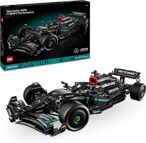 LEGO Technic Mercedes-AMG F1 W14 E Performance Car Toy for Adults, Formula 1 Car, Detailed Replica, Decoration for Office or Home, Gift for Men, Women 42171