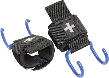 Harbinger Lifting Hooks, Black/Blue