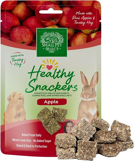 Small Pet Select Healthy Snackers, Apple, Rabbits & Guinea Pigs, 4 oz