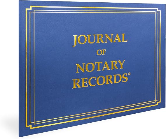 Premium Notary Journal, Softcover, 140 Pages with 600 Entries, All States (NJ)