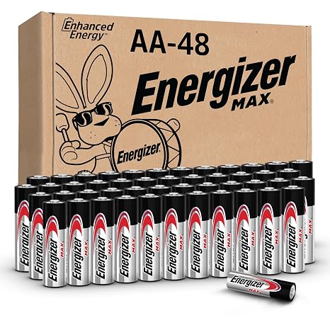 Energizer MAX AA Batteries, Double A Alkaline Batteries (48 Pack)
